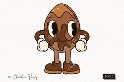 Retro Easter Character Clipart | Easter PNG Product Image 1