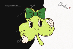 Retro St Patrick's Day Character Clipart | St Patrick PNG Product Image 2