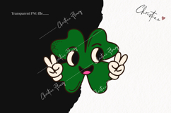 Retro St Patrick's Day Character Clipart | St Patrick PNG Product Image 2