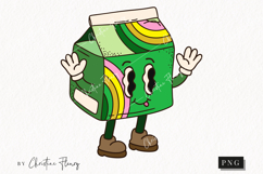 Retro St Patrick's Day Character Clipart | St Patrick PNG Product Image 1