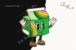 Retro St Patrick's Day Character Clipart | St Patrick PNG Product Image 2