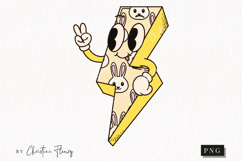 Retro Easter Character Clipart | Easter PNG Product Image 1