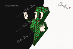 Retro St Patrick's Day Character Clipart | St Patrick PNG Product Image 2