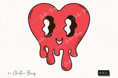 Retro Valentine Clipart Character | Valentine's Day PNG Product Image 1