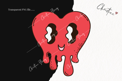 Retro Valentine Clipart Character | Valentine's Day PNG Product Image 2