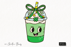 Retro St Patrick's Day Character Clipart | St Patrick PNG Product Image 1