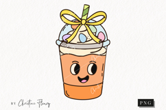 Retro Easter Character Clipart | Easter PNG Product Image 1