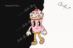 Retro Valentine Clipart Character | Valentine's Day PNG Product Image 2