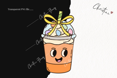 Retro Easter Character Clipart | Easter PNG Product Image 2