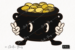 Retro St Patrick's Day Character Clipart | St Patrick PNG Product Image 1