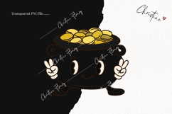 Retro St Patrick's Day Character Clipart | St Patrick PNG Product Image 2