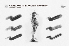 Charcoal Sketch Procreate Brushes Product Image 2