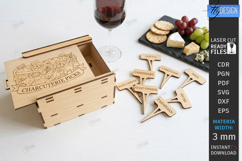 Charcuterie Board Picks Laser Cut Bundle | Cheese Markers Product Image 4