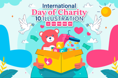 10 International Day of Charity Illustration Product Image 1