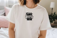 White Bella Canvas 3001 Mockup, Bella Canvas 3001 Tshirt Product Image 1