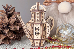 Teapot Fairy House - Laser Cut File, SVG DIY Design Product Image 9