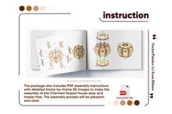 Teapot Fairy House - Laser Cut File, SVG DIY Design Product Image 10