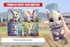 Tumbler Wrap Charming Baby Bunny Product Image 1