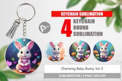 Keychain Charming Baby Bunny Product Image 1