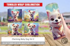 Tumbler Wrap Charming Baby Dog Product Image 1