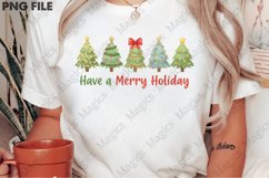 Charming Holiday Trees PNG Product Image 2