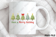 Charming Holiday Trees PNG Product Image 4