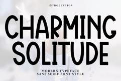 Charming Solitude Product Image 1
