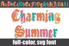 Charming Summer Color Font Product Image 1