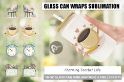 Glass Can Teacher Life Charm Product Image 1