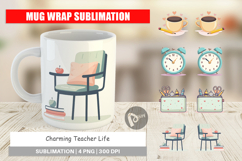 Mug Wrap Teacher Life Charm Product Image 1