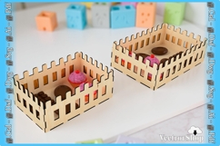 Decorative Baskets in 2 Sizes - Template for CNC Product Image 1