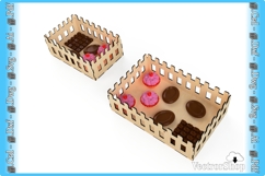 Decorative Baskets in 2 Sizes - Template for CNC Product Image 5
