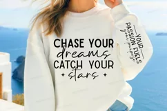 Chase Your Dreams Sleeve SVG, Motivational SVG Design Product Image 2