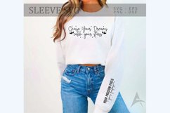 Chase your dreams catch your stars Sleeve SVG Design Product Image 1