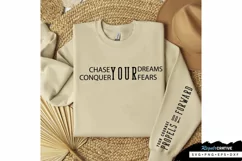 Chase Your Dreams Sleeve SVG, Motivational SVG Design Product Image 3