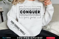 Chase Your Dreams Sleeve SVG, Motivational SVG Design Product Image 1