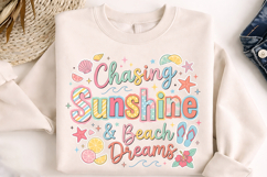 chasing sunshine png, beach dreams png, summer coastal png, beach t shirt design, coastal sublimation, summer vacation png, beach lover png, ocean vibes png, coastal summer design, summer shirt png
