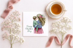 Maternity Watercolor Clipart Set Hand Painted Art Product Image 4