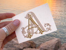 AA Wedding Monogram Logo | Elegant Initials Vector Product Image 5