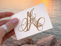 AA Wedding Monogram Logo | Elegant Initials Vector Product Image 4