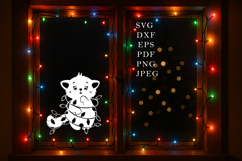 Christmas Kitten Cutting Template Product Image 2