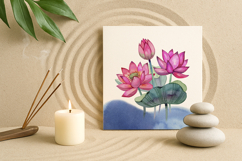 Lotus - Watercolor Clipart Collection Product Image 3