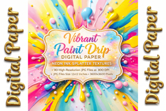Neon Ink Splatter Textures Product Image 4