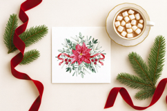 Christmas Watercolor Clipart Set Product Image 7