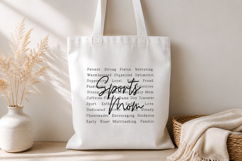 Sports Mom png svg, Sports Mom words png svg, Sports Mom Product Image 2