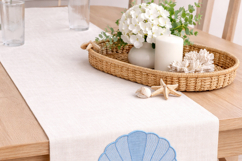 Scallop Shell Embroidery Design 4x4 Product Image 3