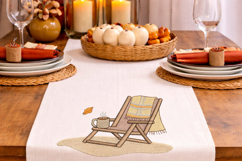 Plaid Chair Coffee Mug Embroidery Design Cozy Fall Decor Product Image 4