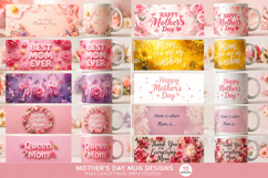 Happy Mother’s Day Floral Mug Sublimation Bundle 20 images Product Image 2