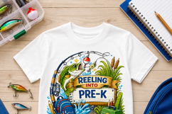 Reeling Into 3rd Grade PNG, Fishing Back to School Sublimate Product Image 2