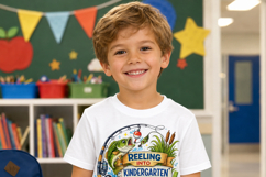 Reeling Into Kindergarten PNG, Fishing Back to School Design Product Image 3